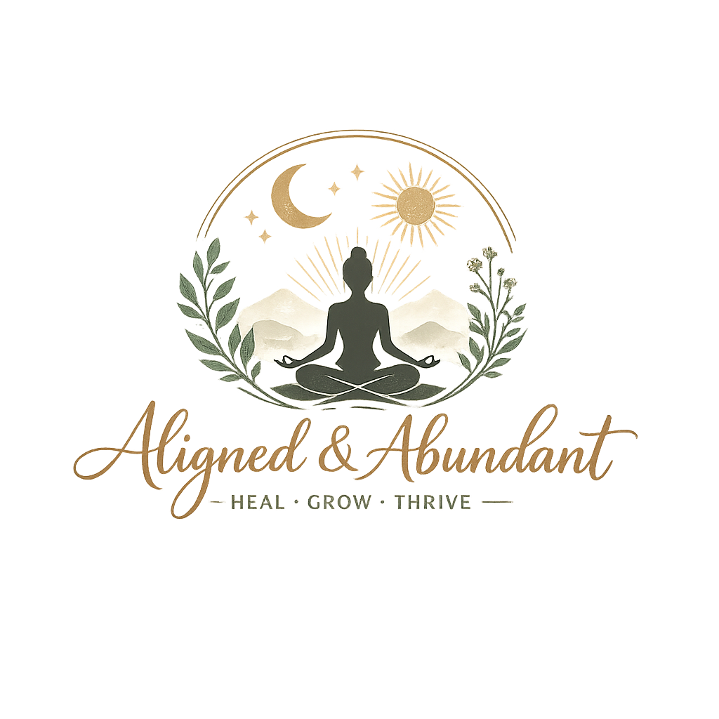 Aligned And Abundant Logo